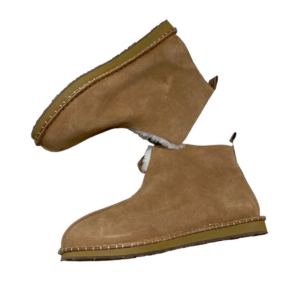 NWOT Australia luxe collective homework suede men boots shearling size US8 - Picture 11 of 13